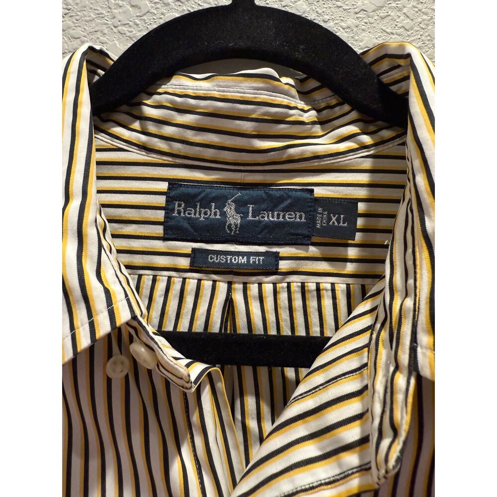 Men's Ralph Lauren Custom Fit Long Sleeve‎ Button Up XL - Picture 3 of 3